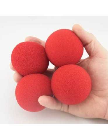 Palline di spugna 10 cm Rosse