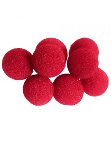 Palline di spugna mini ROSSE